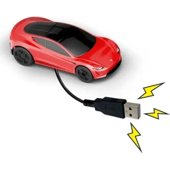 Hot Wheels 1:64 Scale Remote Control Tesla Roadster Vehicle image {3}