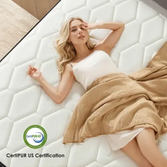 CSBDHOME Premium Hybrid Mattress with Pocket Springs &ndash; Twin, Full, Queen, King Sizes &ndash; Medium Firm, Pressure Relief & Motion Isolation image {7}