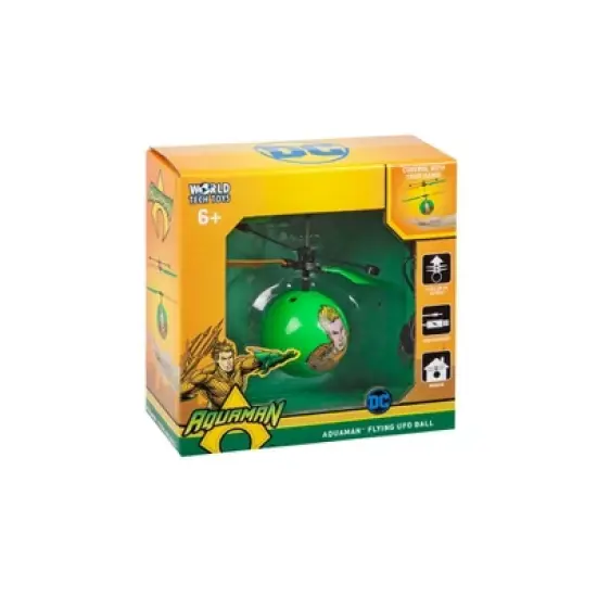 World Tech Toys DC Justice League Aquaman IR UFO Ball Helicopter image {2}