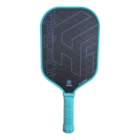 Aukfa Thermoformed Pickleball Paddle &ndash; Hot Press Molded Carbon Fiber Face with 16mm Polypropylene Core & Fabric Woven Spin Surface image {1}