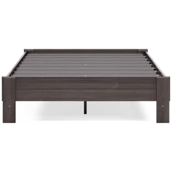 Brymont Platform Bed Dark Gray - Signature Design by Ashley image {4}