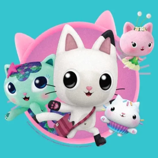 Girl's Gabby's Dollhouse Pandy Paws and Friends T-Shirt image {1}