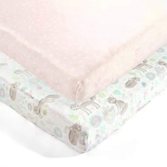 Lush D&eacute;cor Soft & Plush Fitted Crib Sheet image {5}