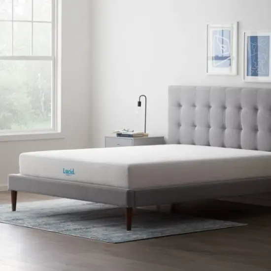 Lucid Essence 8" SureCool Gel Memory Foam Mattress with Antimicrobial Technology image {2}