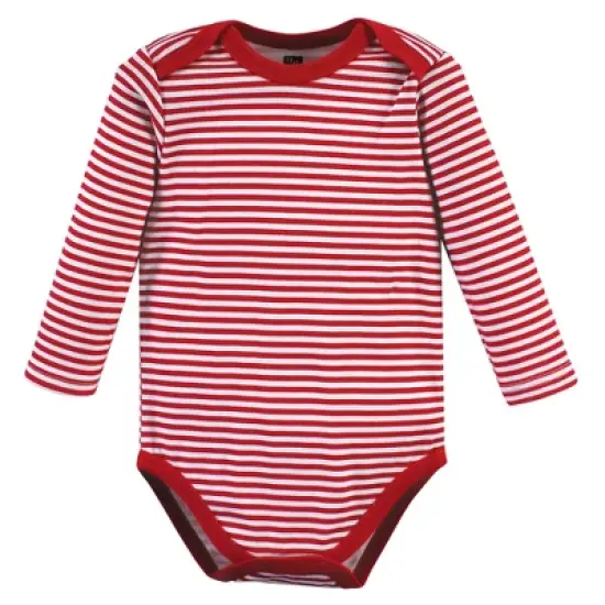 Hudson Baby Unisex Baby Cotton Long-Sleeve Bodysuits, Christmas Forest image {6}