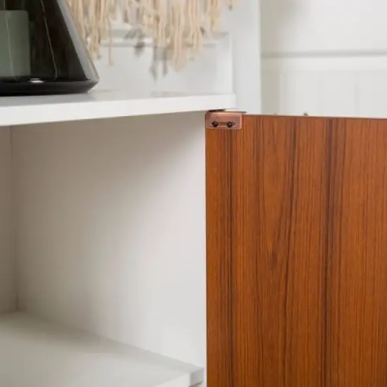 Angelo Modern Bookmatch 4 Door Sideboard - Saracina Home image {11}