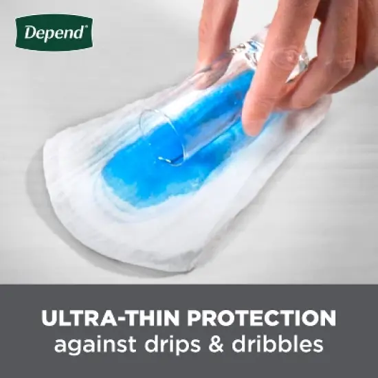 Depend Men's Incontinence Guards Pads - Maximum Absorbency - 90ct image {3}