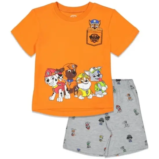 Paw Patrol Rocky Zuma Rubble T-Shirt and French Terry Shorts Outfit Set Toddler image {9}