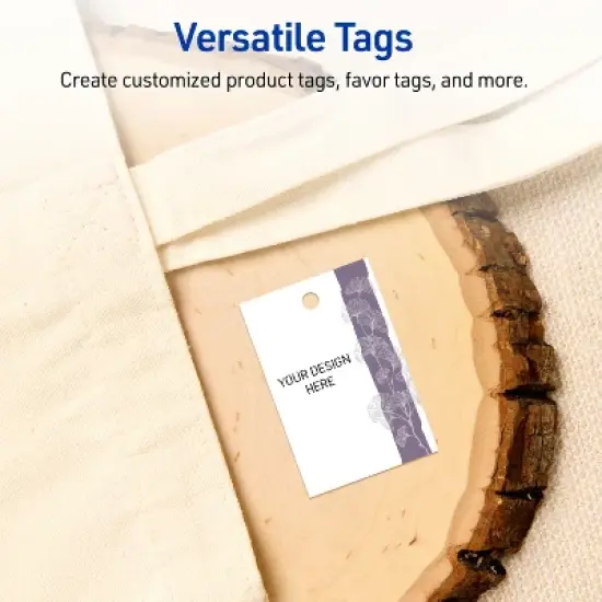 Avery Rectangle Tags, Floral Design, 2" x 3", 80ct image {5}