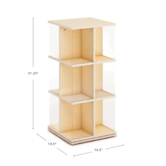 Guidecraft EdQ Rotating Book Display 3 Tier image {4}