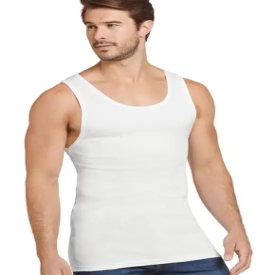 Jockey Men's Made in America 100% Cotton Tank - 2 Pack image {4}