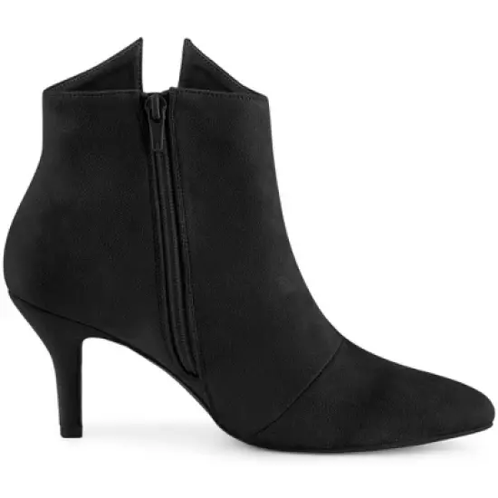 Perphy Bow Pointed Toe Stiletto Heels Ankle Boots for Women image {5}
