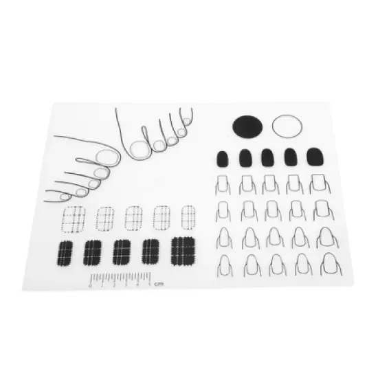 Unique Bargains Foldable Nail Art Stamping Mat 1 Pc image {3}