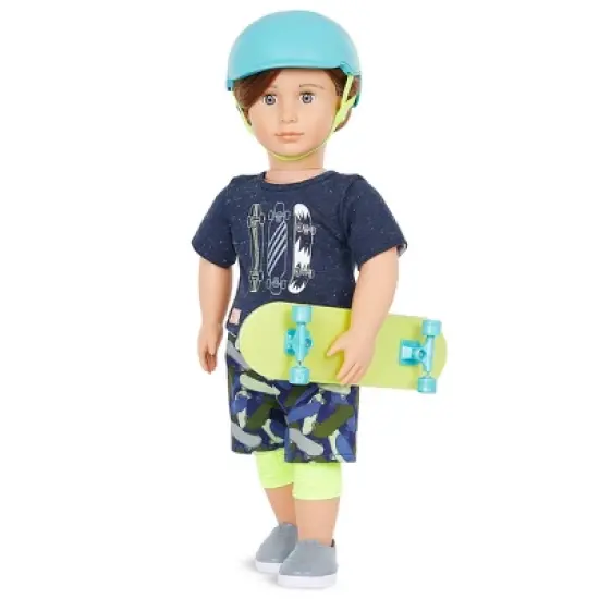Our Generation Theodore 18" Skateboarder Boy Doll image {2}