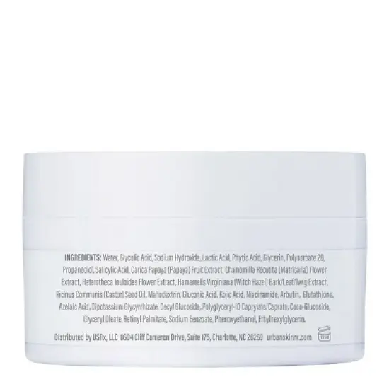 Urban Skin Rx Clear & Even Tone Clarifying Glycolic Pads - 30ct image {1}
