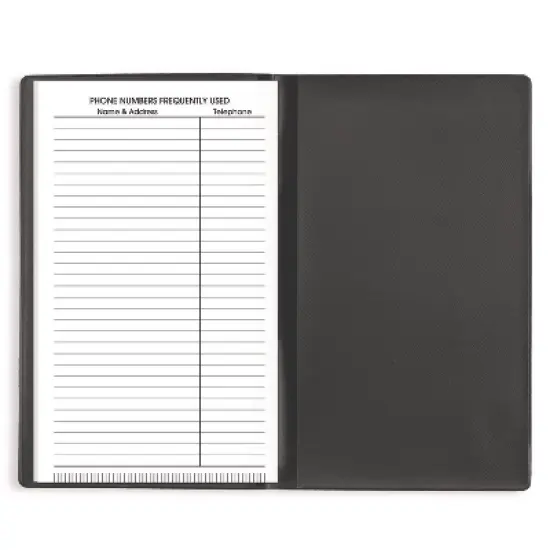 DayMinder Pocket-Sized Monthly Planner, Unruled Blocks, 6 x 3.5, Black Cover, 14-Month: Dec 2025 to Jan 2027 image {3}