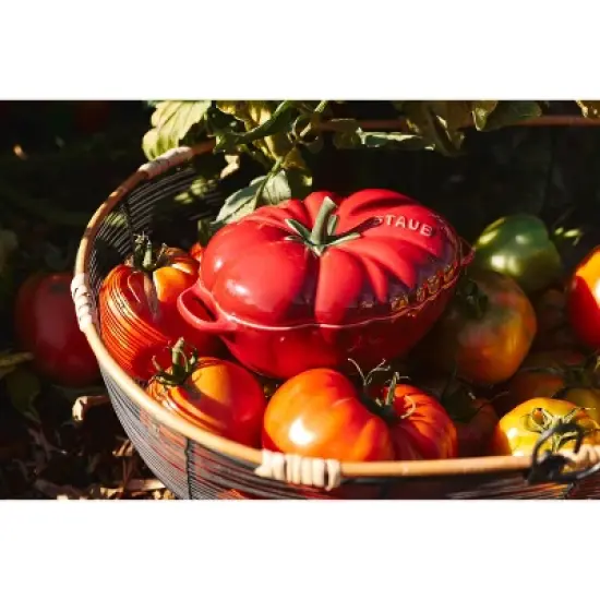 Staub Ceramic 16-oz Petite Tomato Cocotte - Cherry image {5}