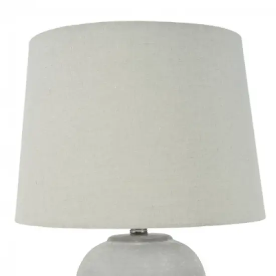 23" Farmhouse Ceramic Urn Pot Table Lamp - Nourison image {6}