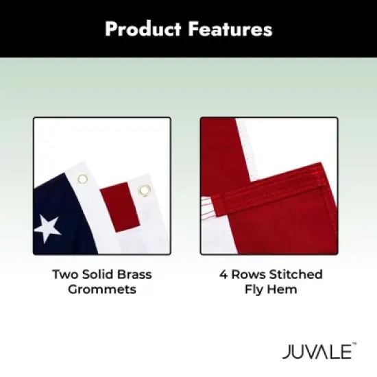 Juvale  5x9.5 American Casket Flag with Embroidered Stars for Veteran Burial, Patriotic Memorial Service image {5}