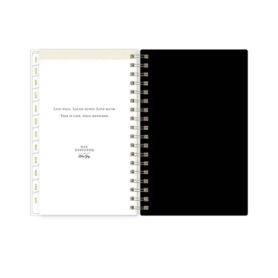 Day Designer 3.625"x6.125" 2025-2026 Weekly / Monthly Wirebound Planner Clear Cover Ophelia Floral image {11}