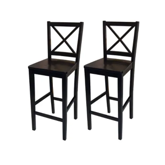Set of 2 24" Virginia Counter Height Barstools - Buylateral image {2}
