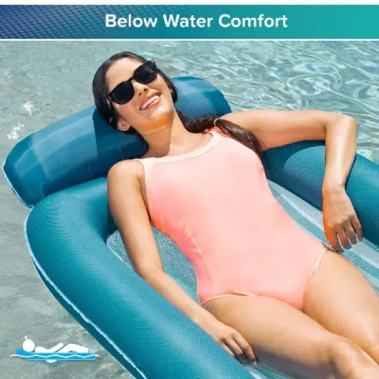 Aqua Leisure WSS Comfort Lounge: Pool Floats for Adults, Polyester Material image {2}