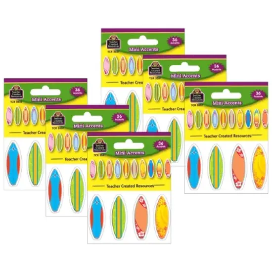 Teacher Created Resources&reg; Surfboards Mini Accents, 36 Per Pack, 6 Packs image {2}