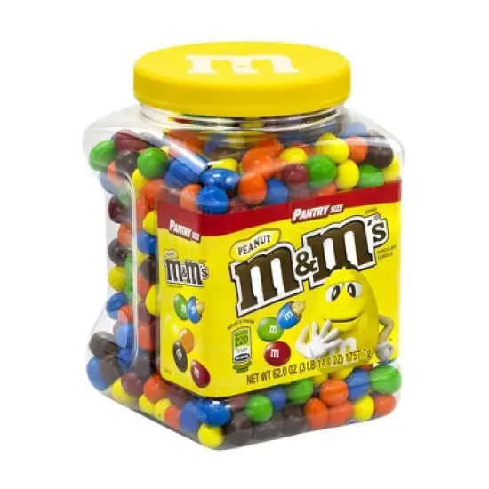M&M'S Milk Chocolate Peanut Candies Jar - 62oz image {1}