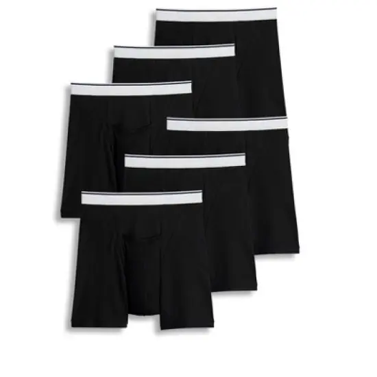 Jockey Men's Pouch 5" Boxer Brief - 6 Pack image {4}