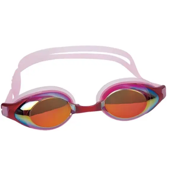 Pool Central 7" Pink Mirrored Competition Swimming Goggles image {6}