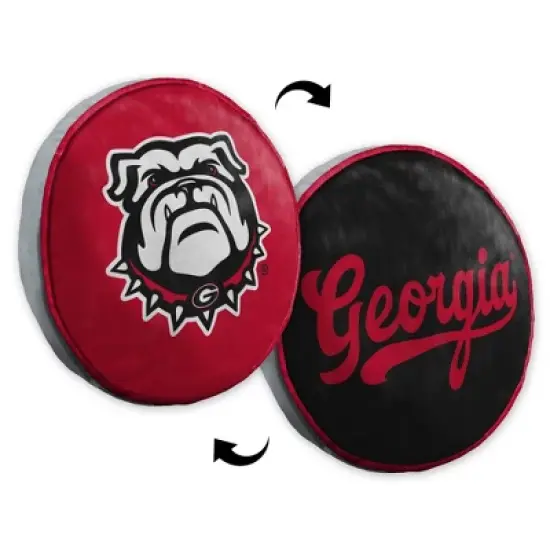 NCAA Georgia Bulldogs 15" Circular Cloud Pillow image {3}
