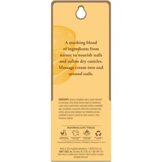 Burt's Bees Lemon Butter Cuticle Cream - 0.6 fl oz image {5}