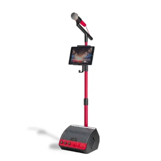 FAO Schwarz Microphone with Stand and Tablet Holder image {1}