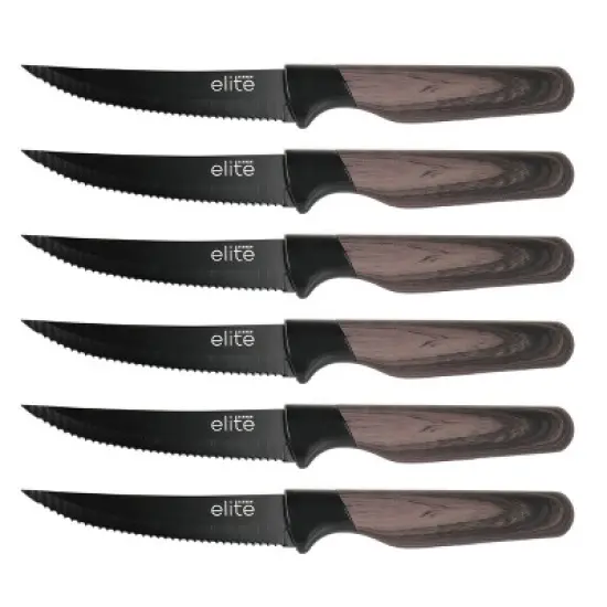 Gibson Soho Lounge 13 Piece Cutlery Set with Acrylic Knife Stand in Brown image {7}