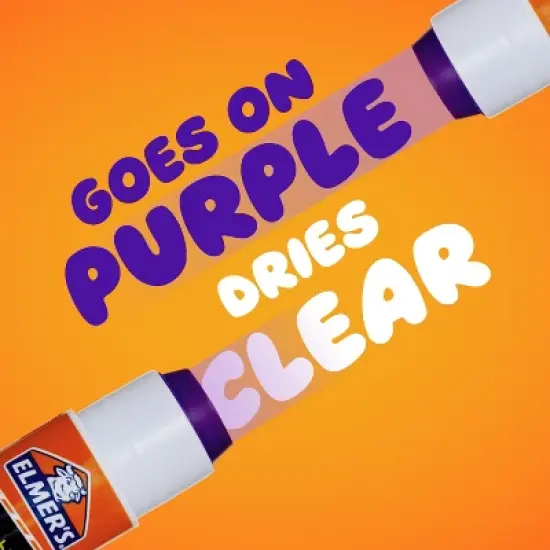 Elmer's 2pk Washable School Glue Sticks - Disappearing Purple image {1}