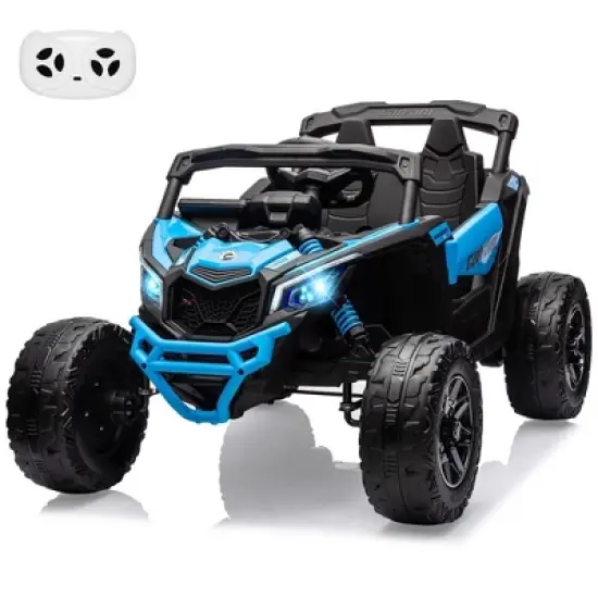 12V Ride on UTV Car, Licensed Can-Am Electric Off-Road UTV Car, Kids Truck w/Remote Control image {7}