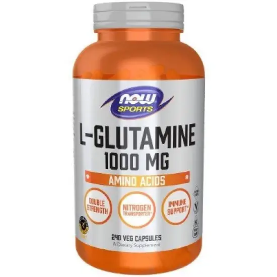 L-Glutamine 1000mg by Now Foods  -  240 Capsule image {3}