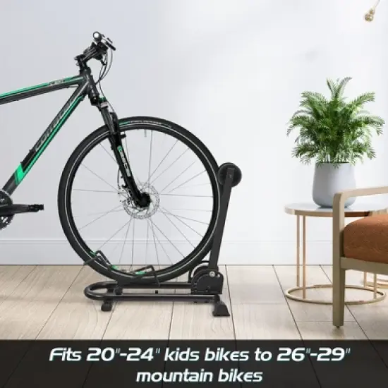 Costway Foldable Bike Floor Parking Rack Home Garage Storage Stand Fit 20''-29'' image {1}