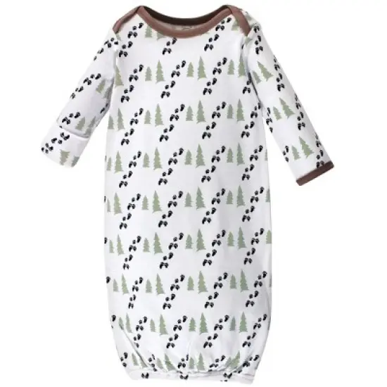Luvable Friends Cotton Gowns, Happy Camper, Preemie/Newborn image {3}