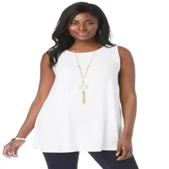 Jessica London Women&rsquo;s Plus Size Sleeveless Swing Tunic image {3}