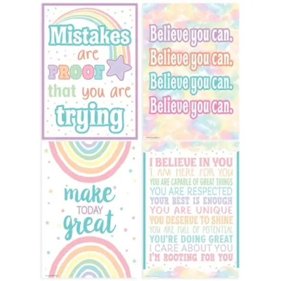 Teacher Created Resources&reg; Pastel Pop Positive Posters, Set of 4 image {5}