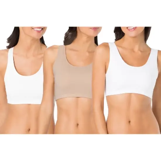 Fruit of the Loom Women's Tank Style Cotton Sports Bra  image {1}