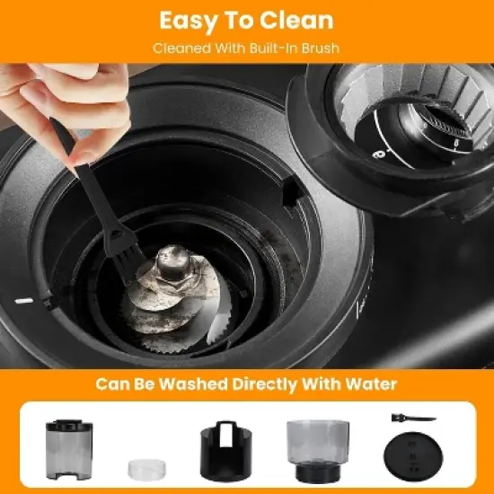 Mojgar Coffee Grinder Electric Coffee Bean Grinder with 25 Grind Settings 12 Cups Selection image {7}