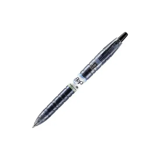 Pilot B2P Retractable Gel Pens Fine Point Black Ink Dozen (31600) 862274 image {1}