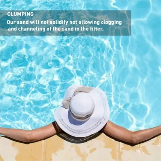 Palmetto Filter Sand for Residential and Commercial Pool Sand Filters for Removing Leaves, Dirt, Dust, and Small Particles, 50 Pound Bag image {3}