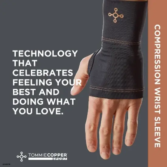 Tommie Copper Sport Compression Wrist Sleeve image {6}