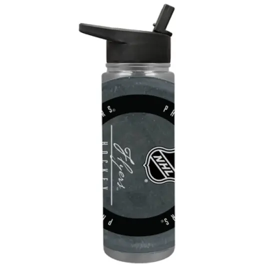 NHL Philadelphia Flyers Jr. Thirst Game Puck Water Bottle - 24oz image {2}