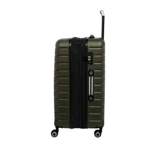 it luggage Intervolve Hardside Large Checked Expandable Spinner Suitcase - Green image {2}