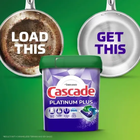 Cascade Mountain Platinum Plus Action Pacs Dishwasher Detergent - 33.8oz/52ct image {3}