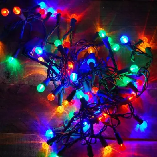 70 Lights Electric Globe String Lights LED image {1}